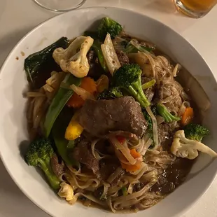 Beef pad Thai