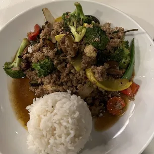 Turkey Basil Stir Fry