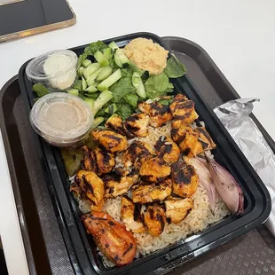 Chicken Kebab Plate