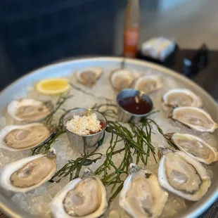 Dozen oysters