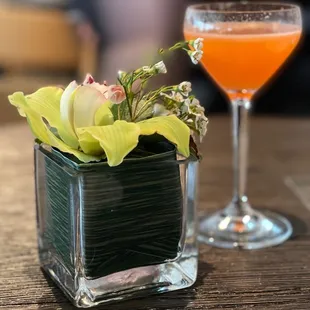 Flowers on table