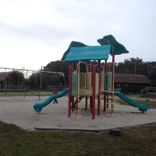 playground near cabins