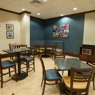 Continental Breakfast Dining Area