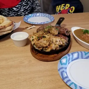 Sheek kebabs and malai boti.