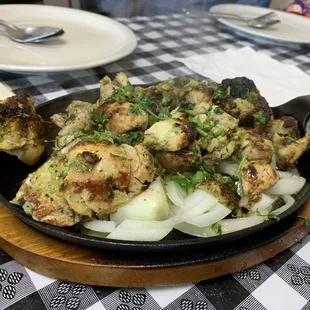Chicken malai kabob
