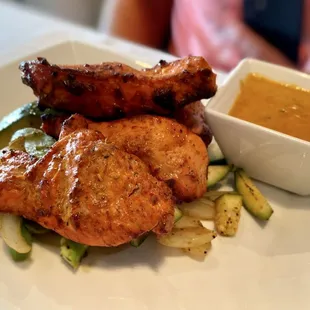 Tandoori Chicken Tikka served with Balsamic Rice