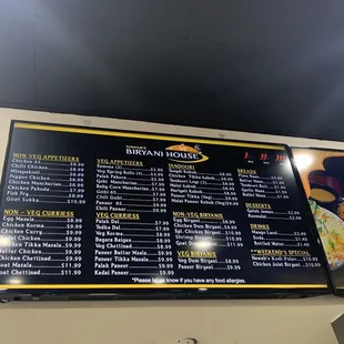 Menu.