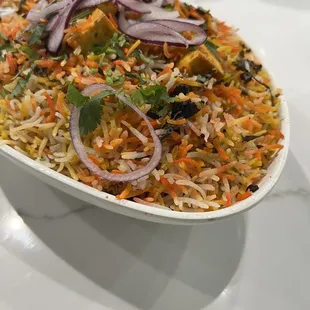 Paneer Tikka Biryani