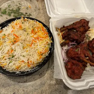 CHICKEN Dum Biryani, CHICKEN LOLLIPOPS (6)