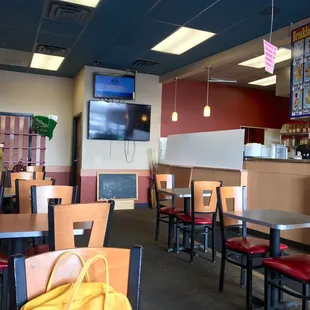 the interior of a restaurant