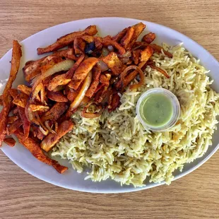 #17 Chicken Suqar (before I asked for the salad)