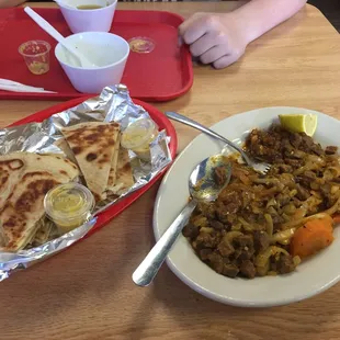 Beef Sugar w/ Jabati!   Very tasty!