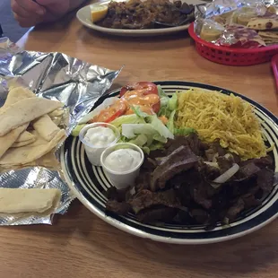Gyro Plate!   One of the better Gyros around!