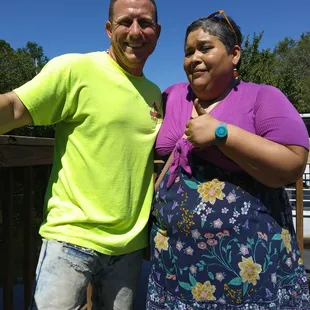 Our pontoon guide Brandon