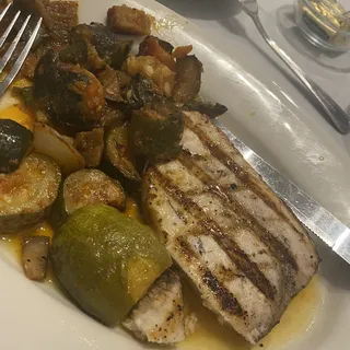 Broiled Sword Fish Steak