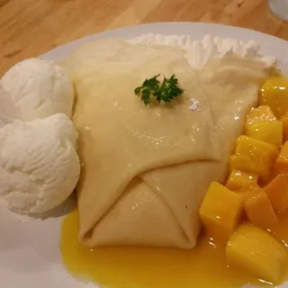 Mango Sticky Rice Crepe