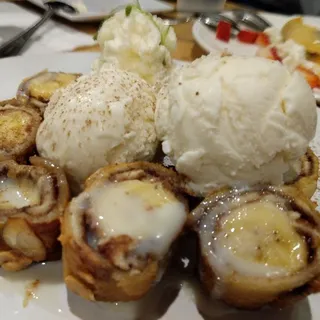 Banana Nutella Rolls