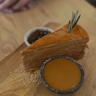 Thai Tea Crepe Cake