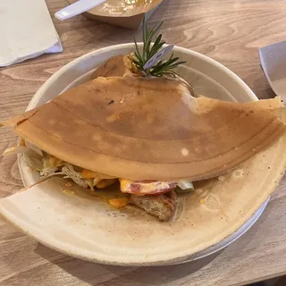 Fried Chicken Savory Crepe