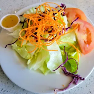 a plate of salad