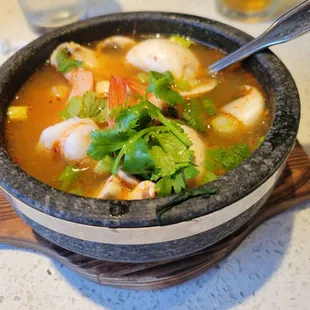 a bowl of soup