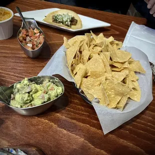 Guacamole Chips Side