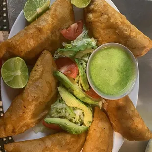 a plate of fried food