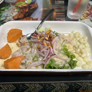 Civeche was so flavorful and fresh.