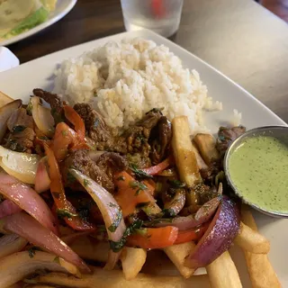 Lomo Saltado Lunch
