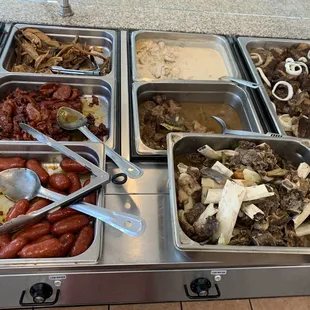 Longganisa, Sinigang Beef Ribs, Tocino, Bisteg, Jeprox, Adobo