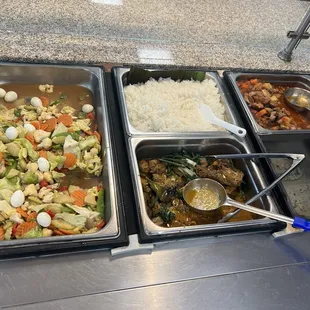 Chopsuey, kare kare, mechado