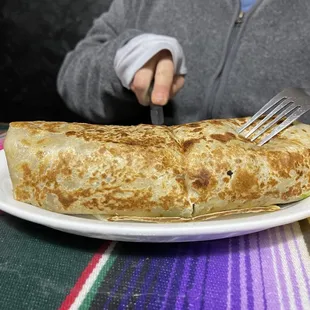 Carnitas burrito - recommend, portion size massive!