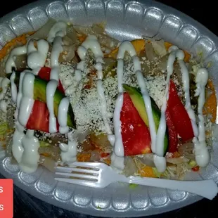 AUTENTICAS TOSTADAS DE CUERITOS EN
NAYO'S TAQUERIA