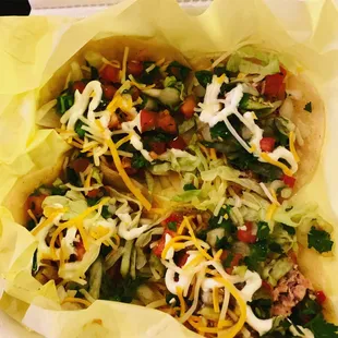 Salmon and BBQ Chicken Taco sooooooo delicous! Amazing flavor