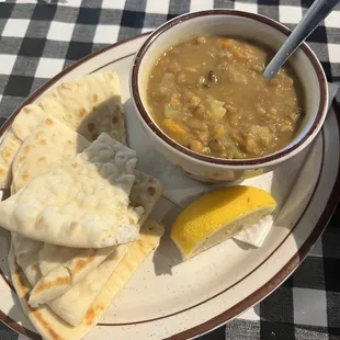Cup of Homemade Lentil Soup