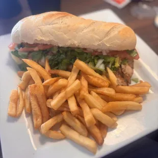 Grilled chicken sandwich