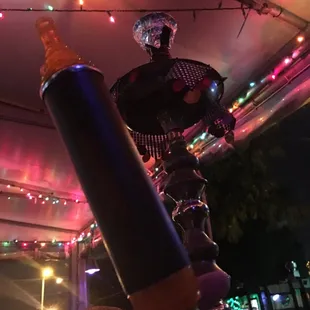 a close up of a hookah