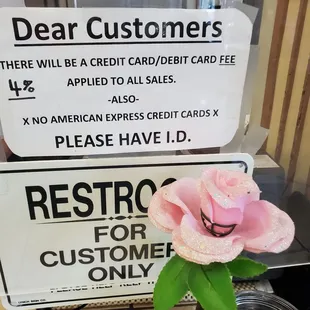4% surcharge for credit card