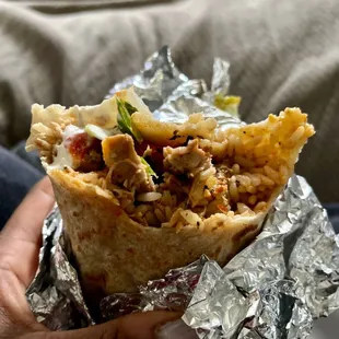 Mediterranean Chicken Wrap