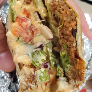 Grain Burger Wrap