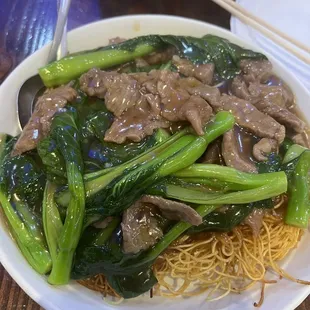 Beef Pan Fried Noodles