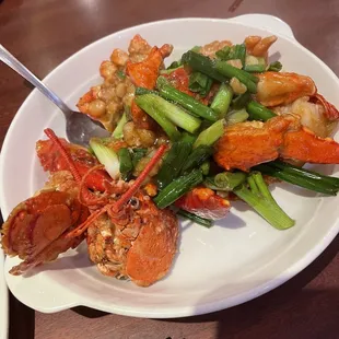 Ginger Scallion Lobster