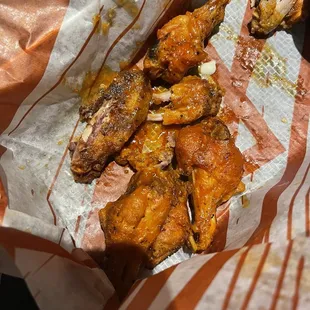 This is an 18 dollar order of 8 award winning wings