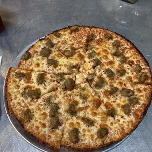 Sausage pizza