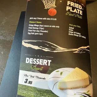 a piece of cheesecake on a plate