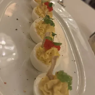 Sushi Deviled Eggs