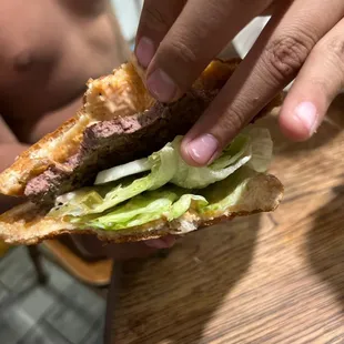 Cheeseburger with no cheese but you charged us for it