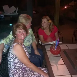 Slidding door to the patio.