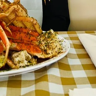 Fantastic crab legs!