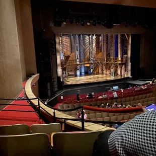 View from row D of the balcony